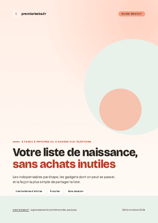 Aperçu du guide Liste de naissance